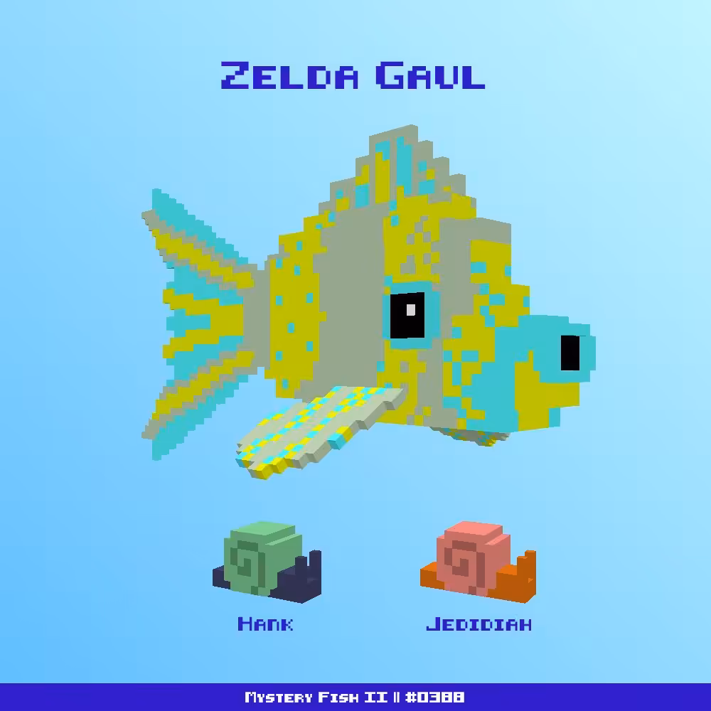 Zelda Gaul :: Mystery Fish 0388/1000