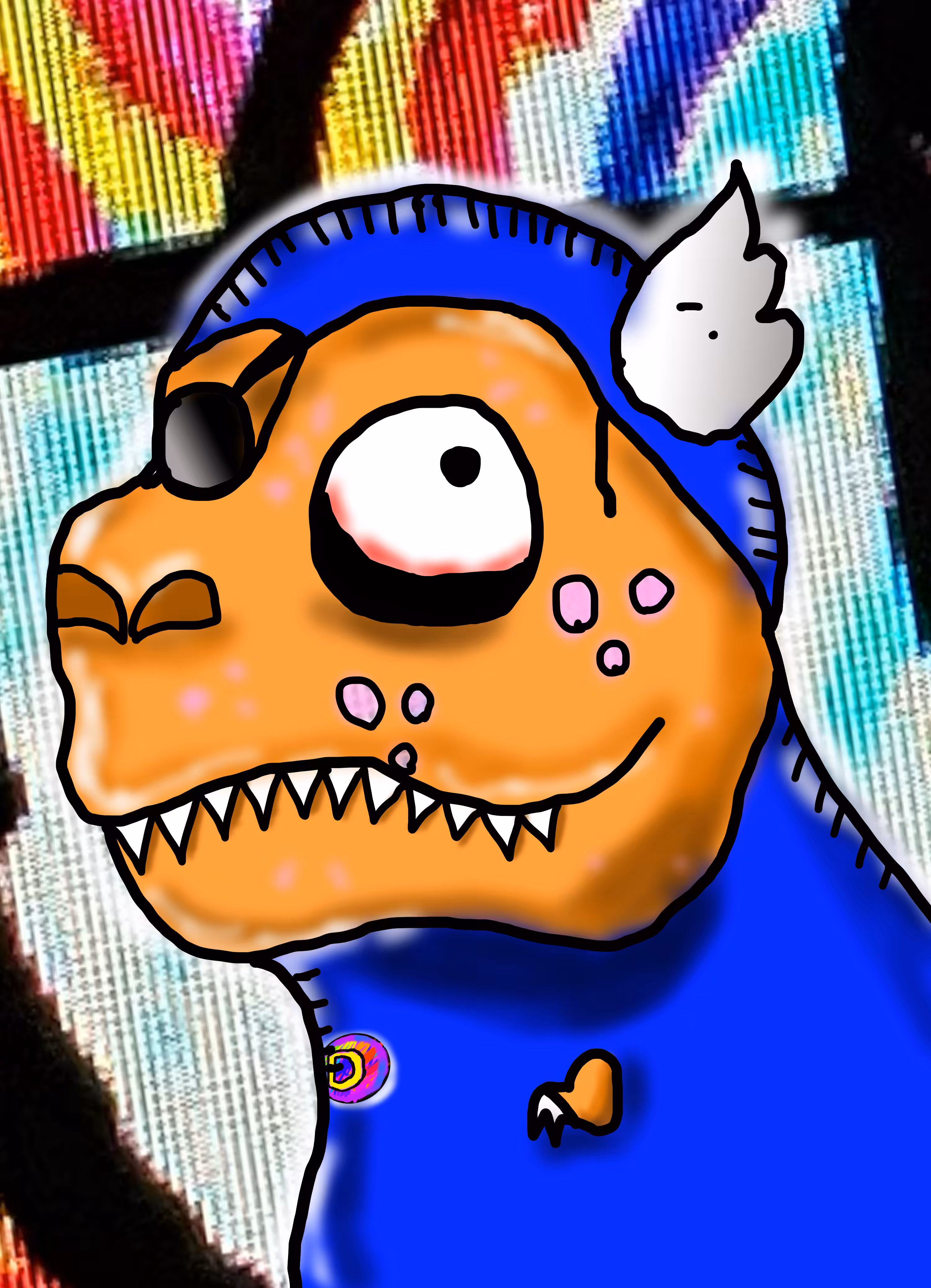 Silly T-Rex No.#70  I’m. one eye rex