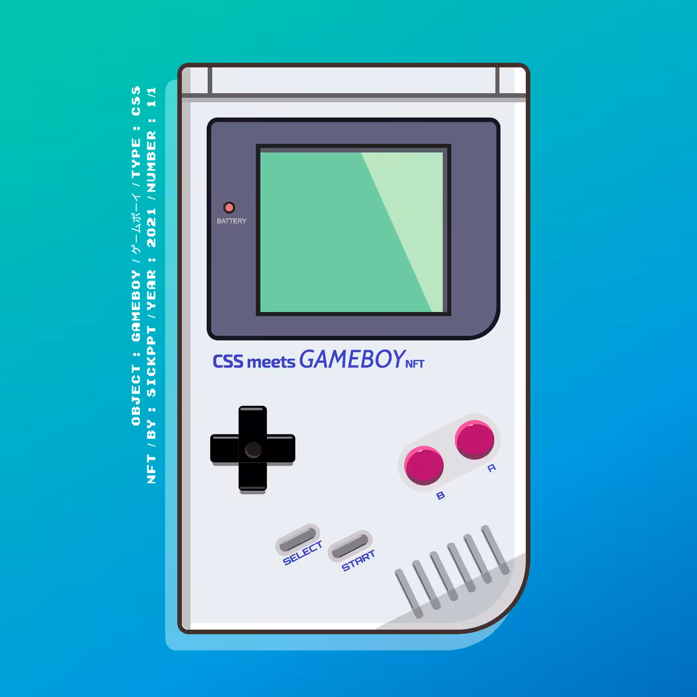 Gameboy CSS meets NFT