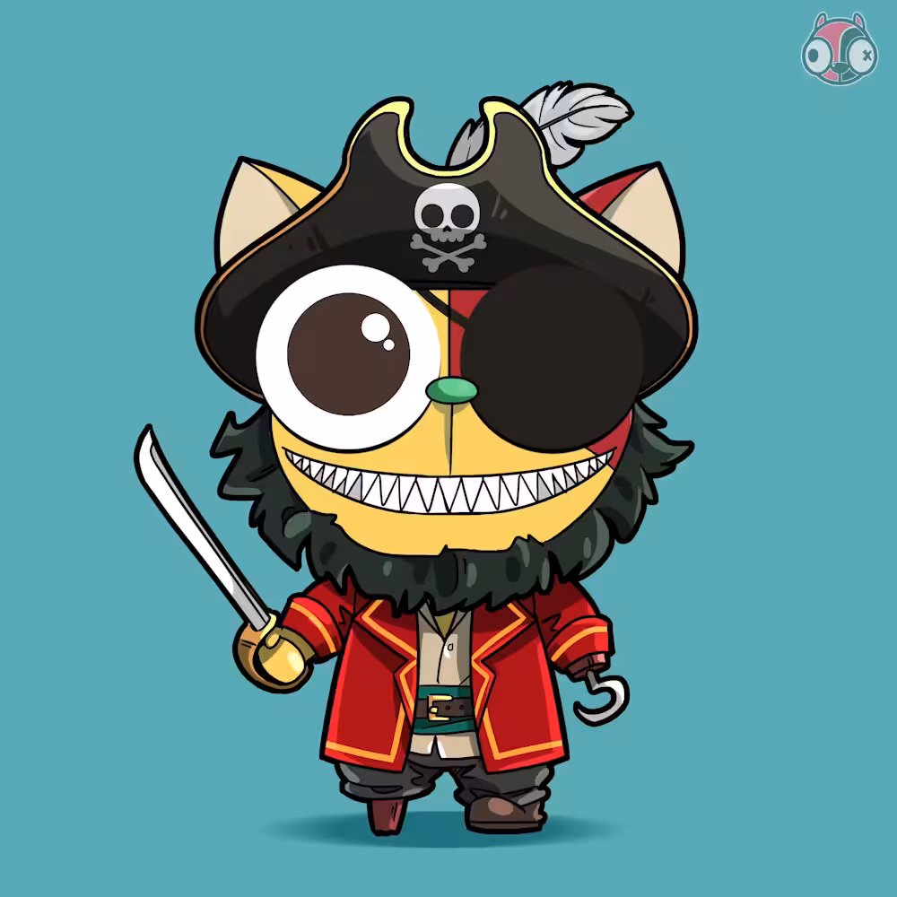 Bonkers Dog No.79 : Pirate Captain