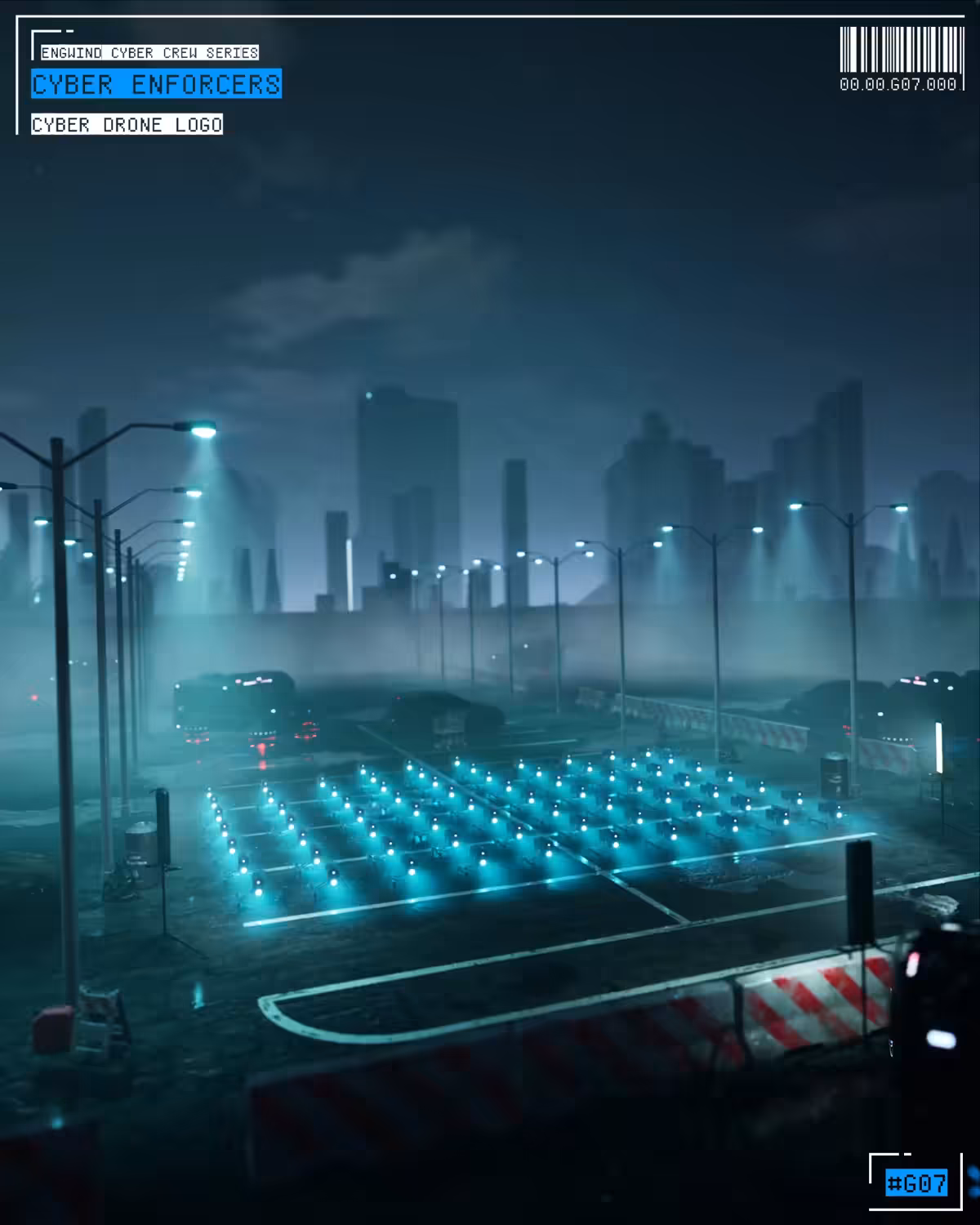 CYBER CREW - CYBER DRONE LOGO