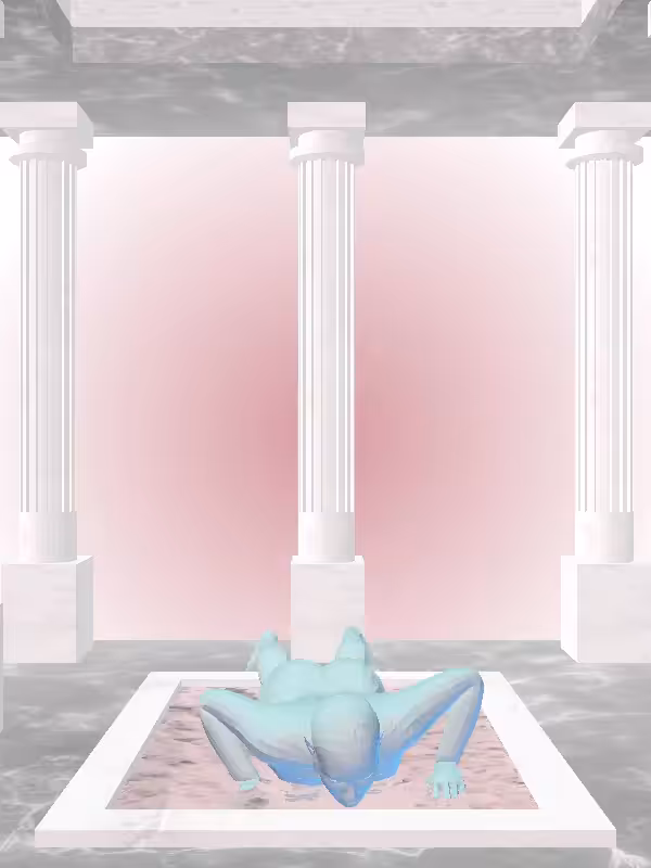 HeavenComputer: The Fragmented Athletic Radioactive Aqua Woman #5997