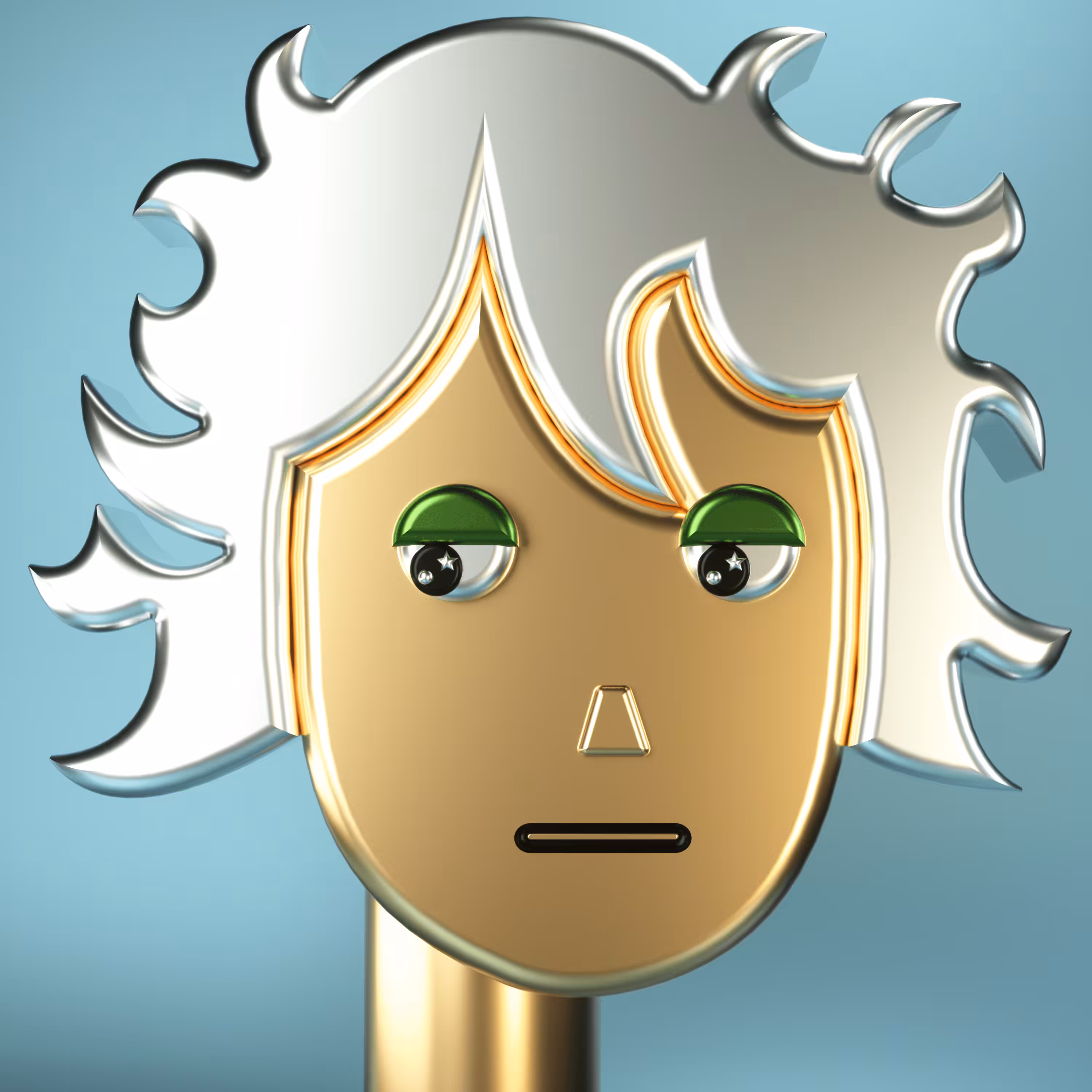 3D Chrome Punk #0519