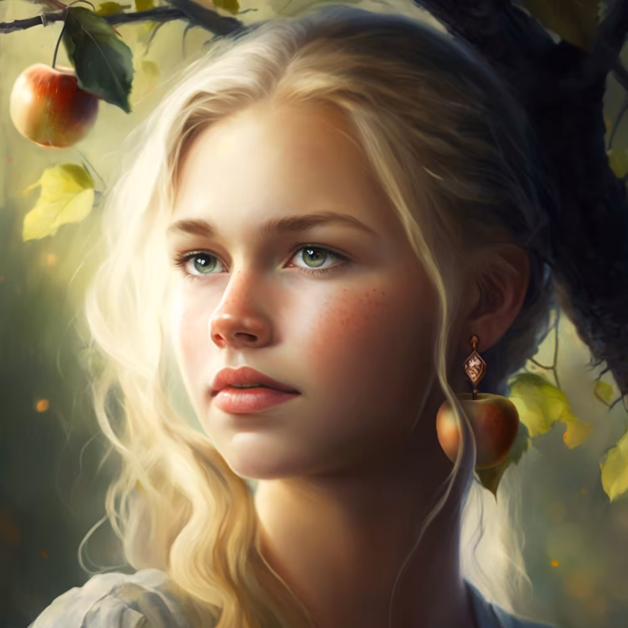Girl with an earring #009
