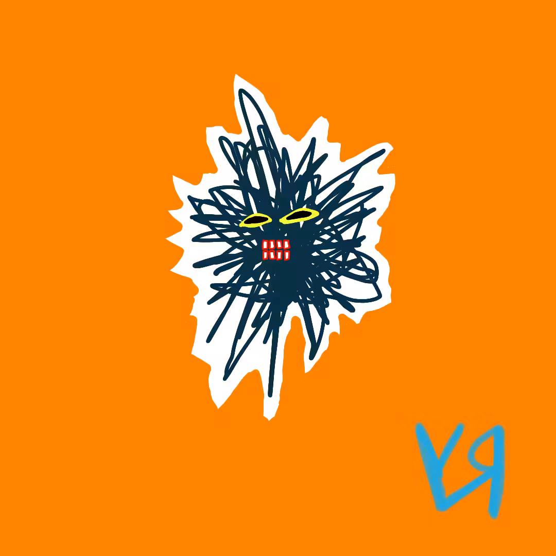 "Negatron Particle" by Richard F. Yates (Holy Fool)