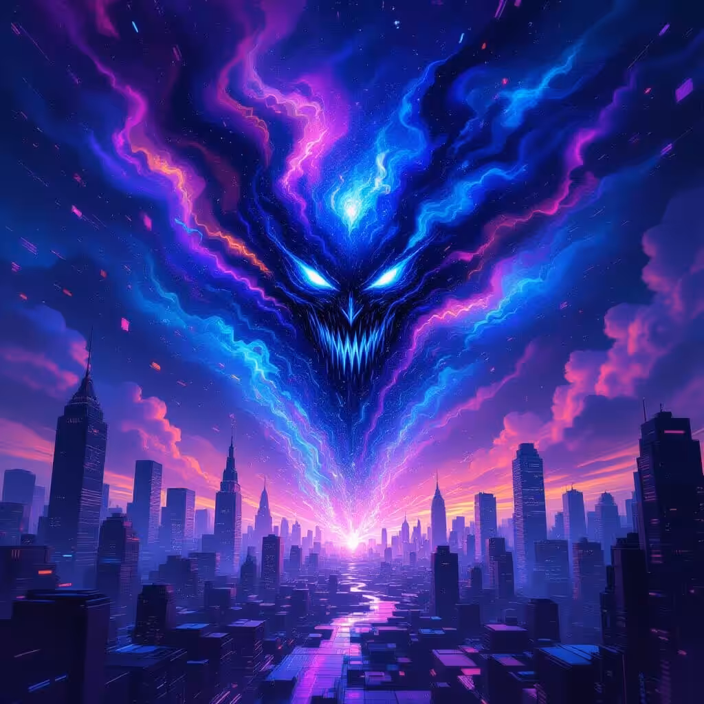 NightCafe Creations: Demonic City 1