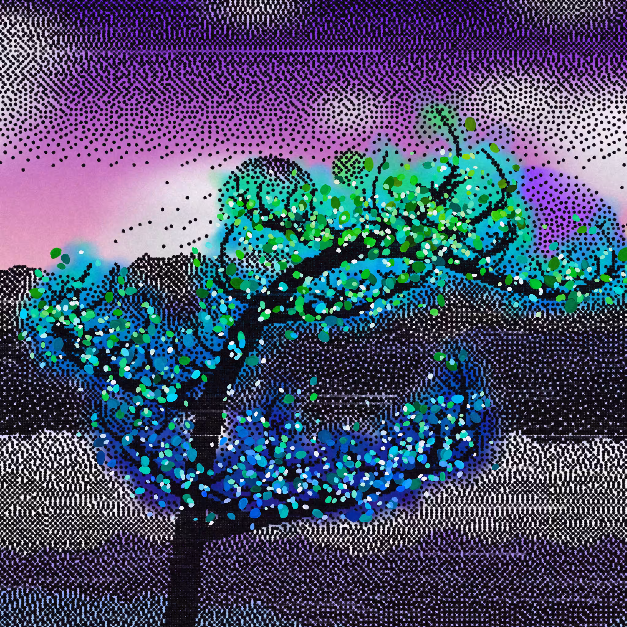 Dithered Branches #243