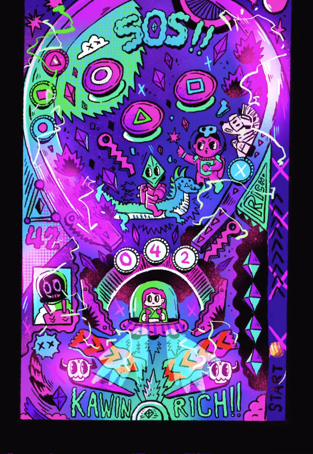 KAWIN PINBALL GAME!!