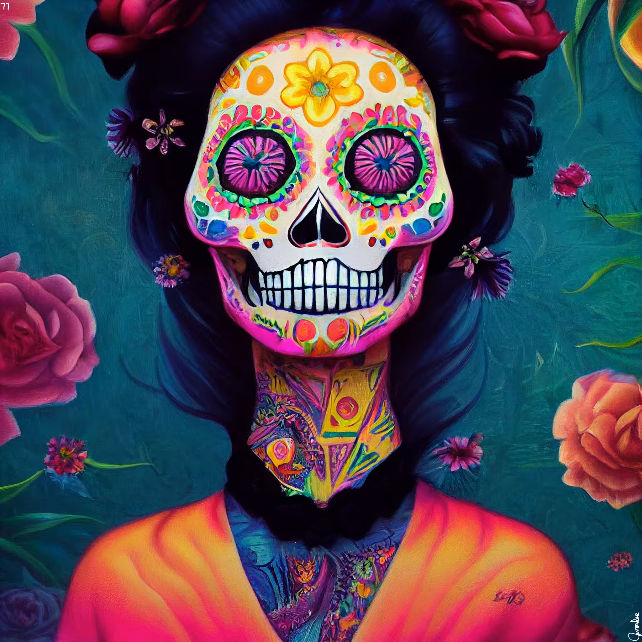 sugar skull #77