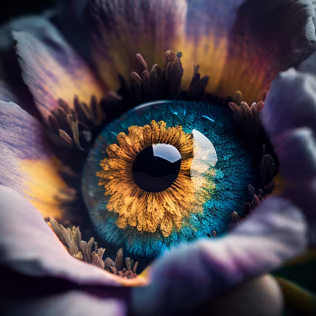 Eye And Flower