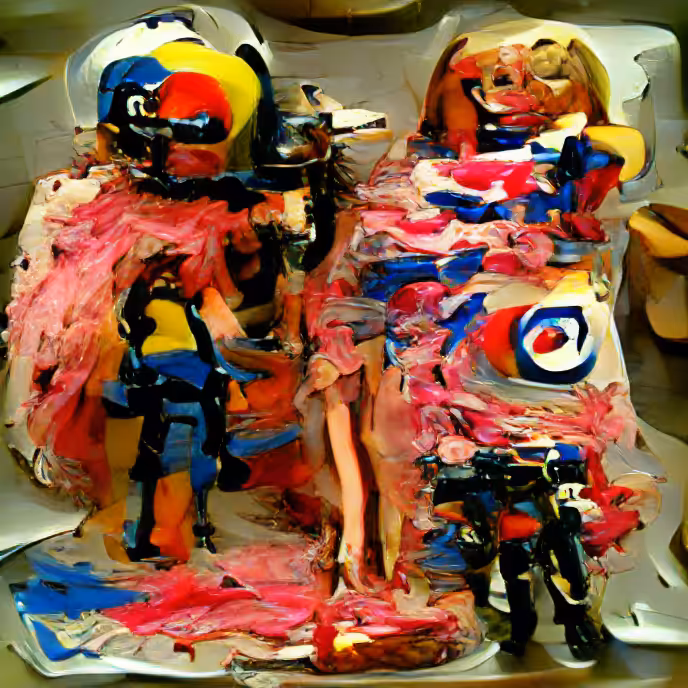Barbie caught in a cake factory explosion 