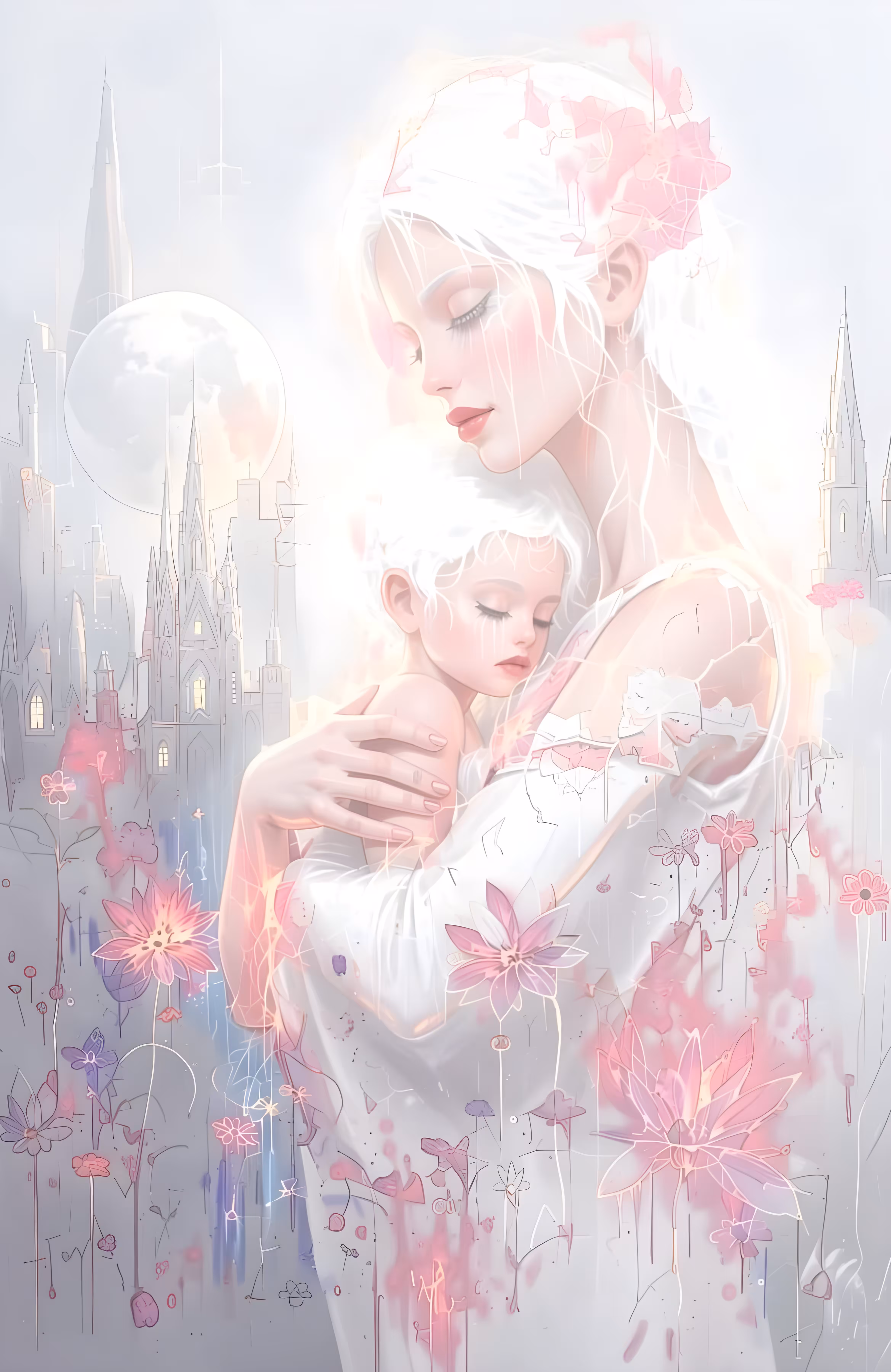 Incredible Design : Mother and child 