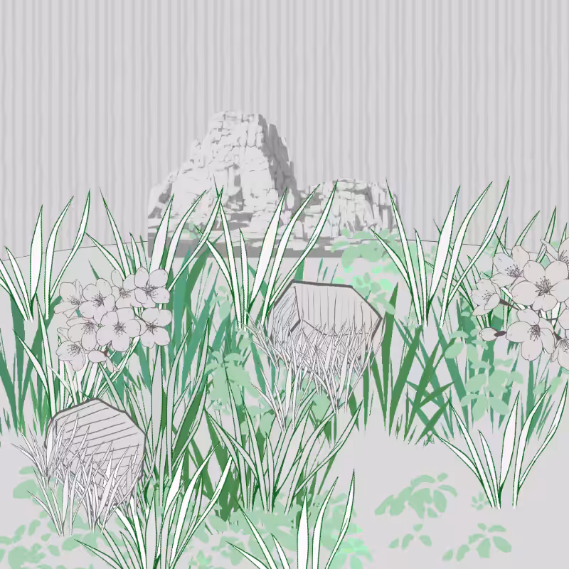 Wild Grass and Rubble #177