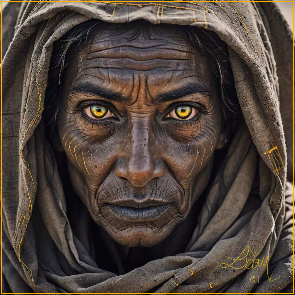 The Yellow Eyed Face