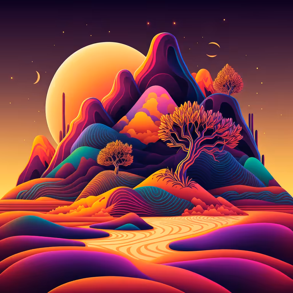 Psychedelic Landscape #93