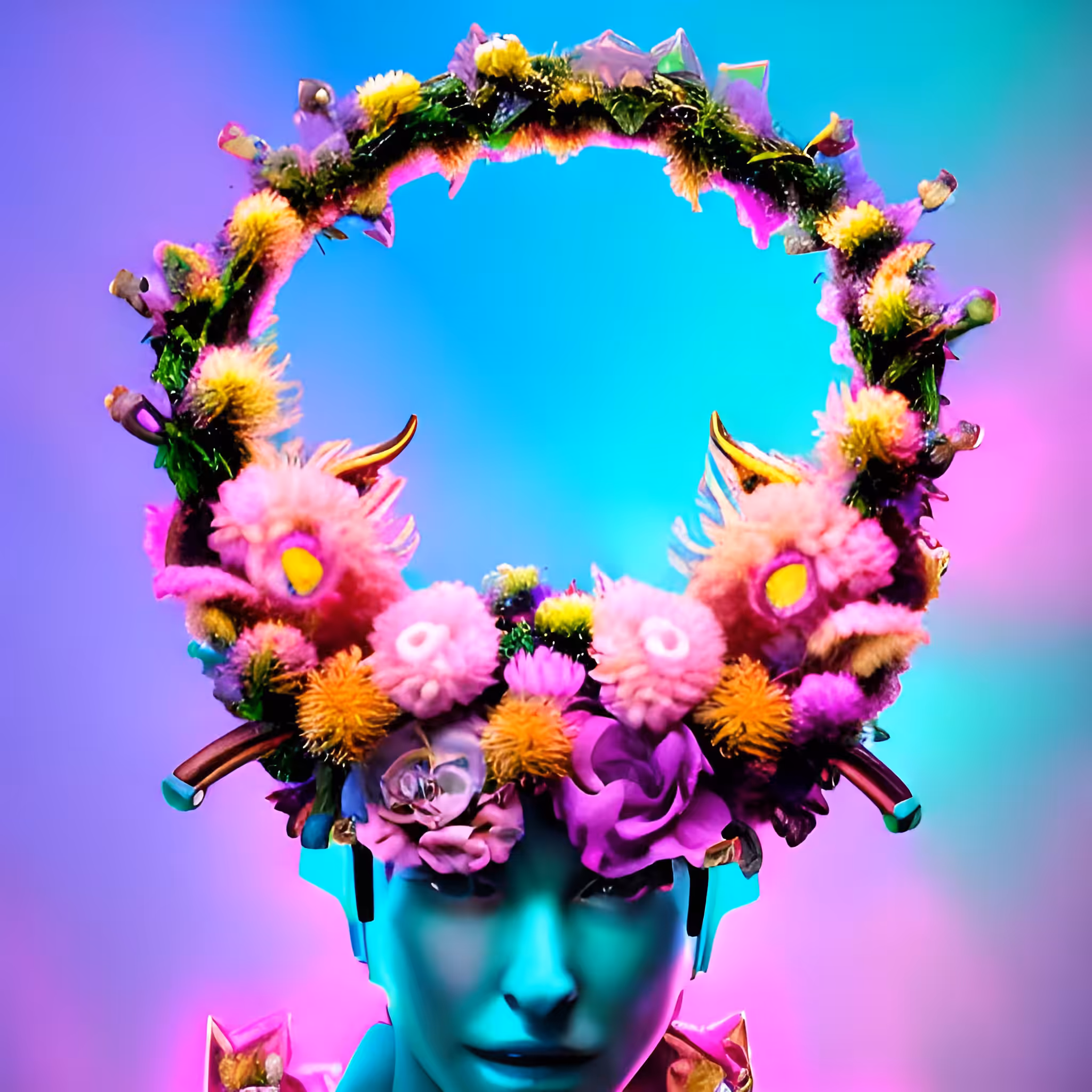 Neon Art: Flower Crown