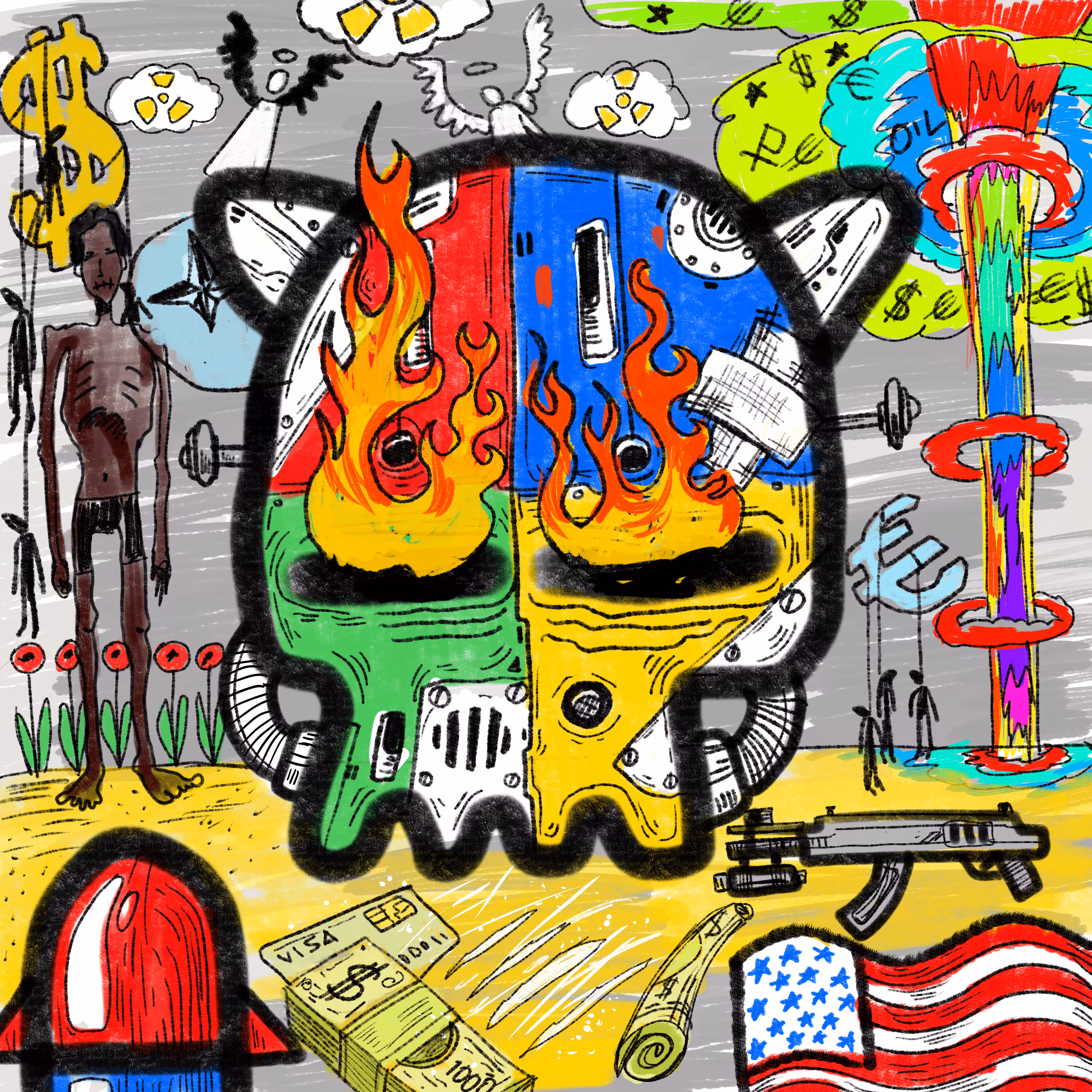 THE WAR IN THE HEADS