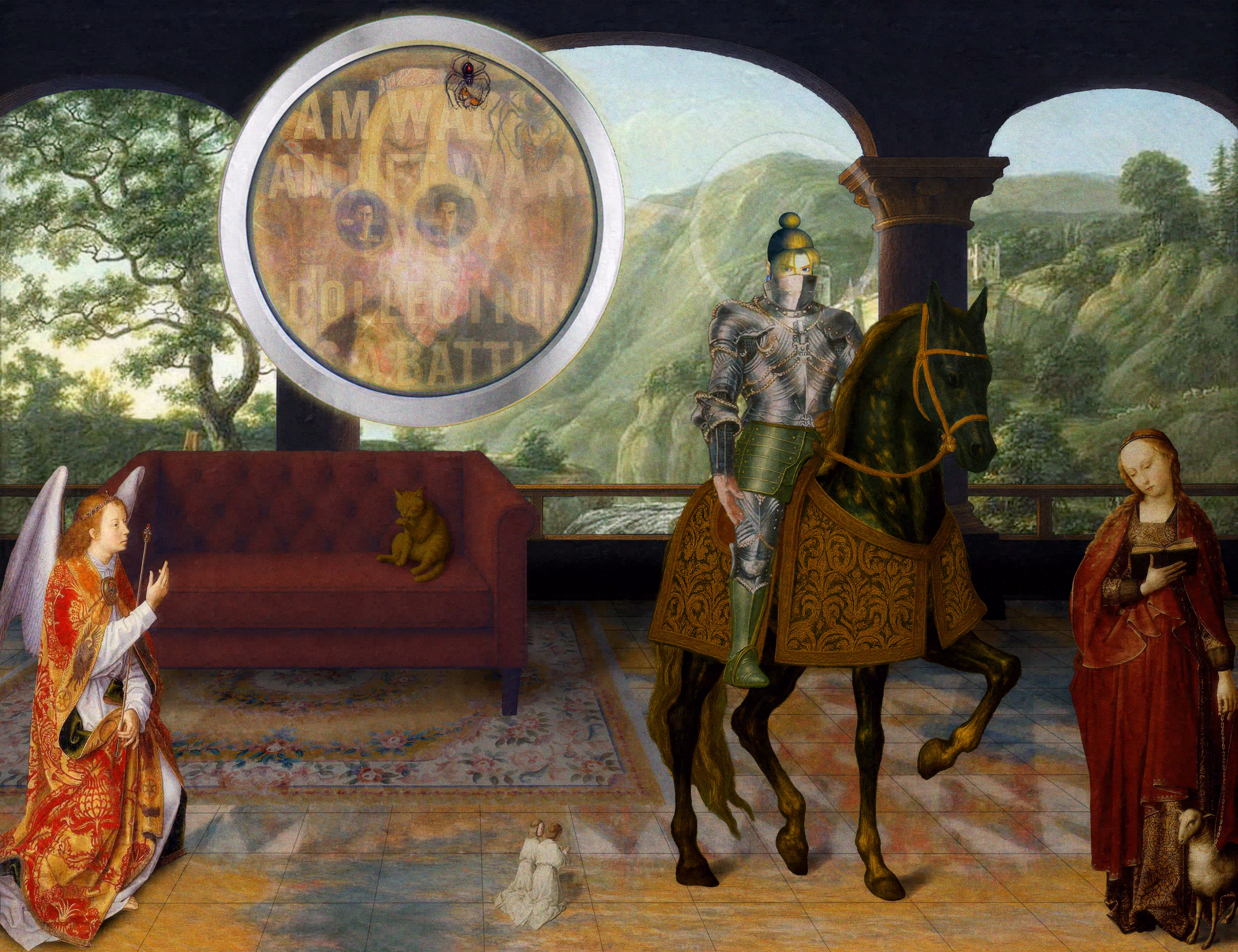 The Pilgrim’s Living Room Crucifixion; Mona Lisa Hyper-Gamble #185