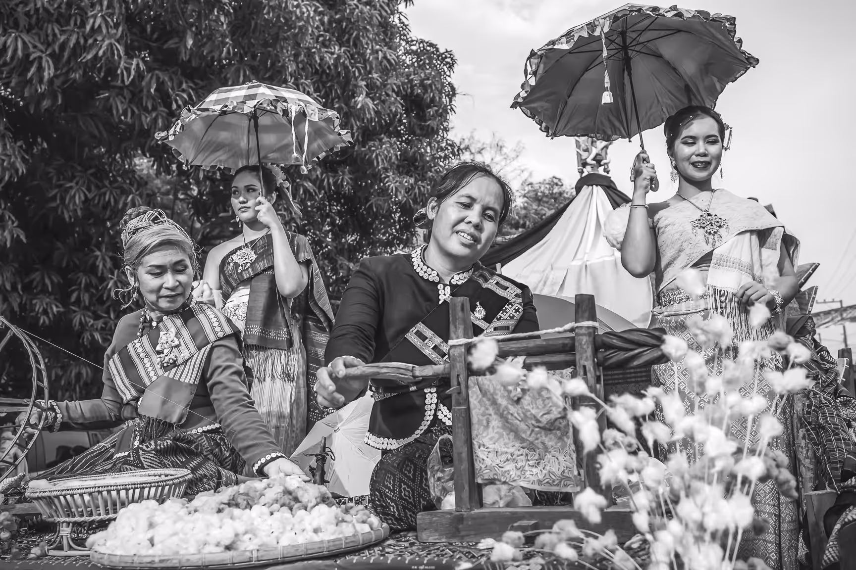 The village parade