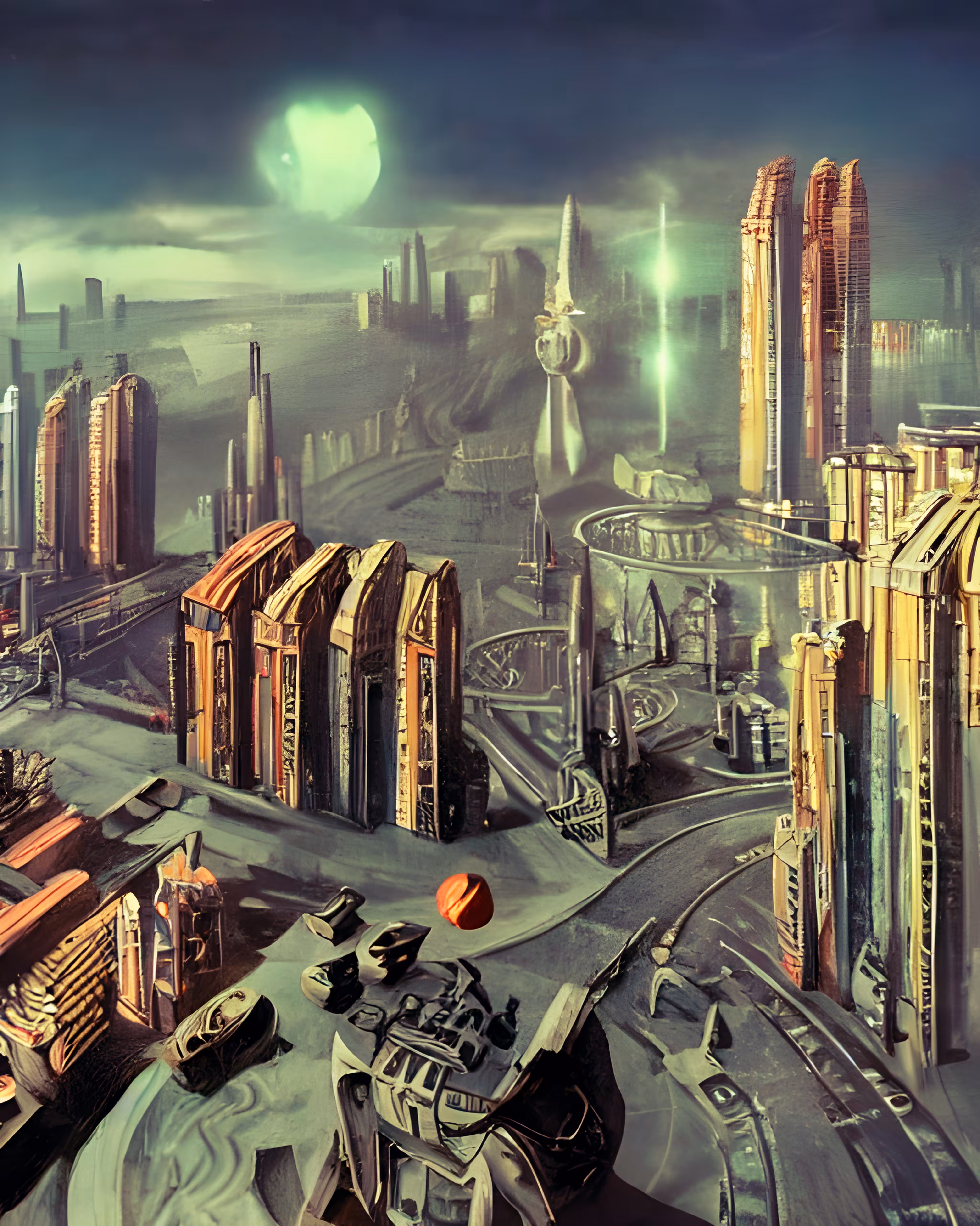 The world of distant planets.