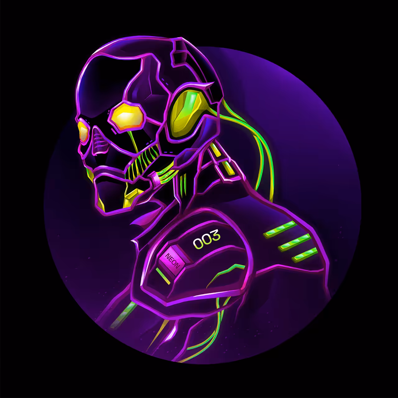 Neon Borg #003