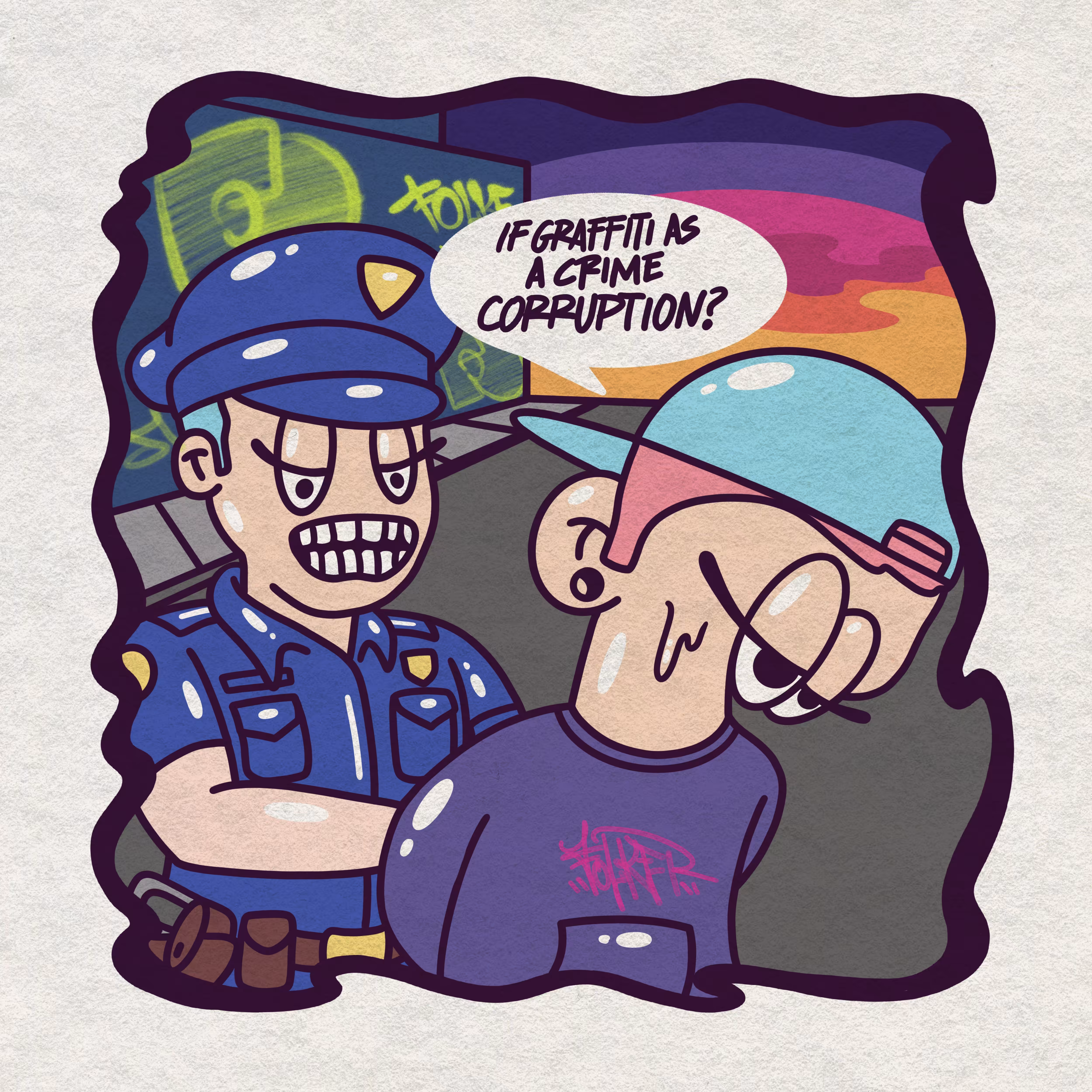 GRAFFITI IS NOT A CRIME