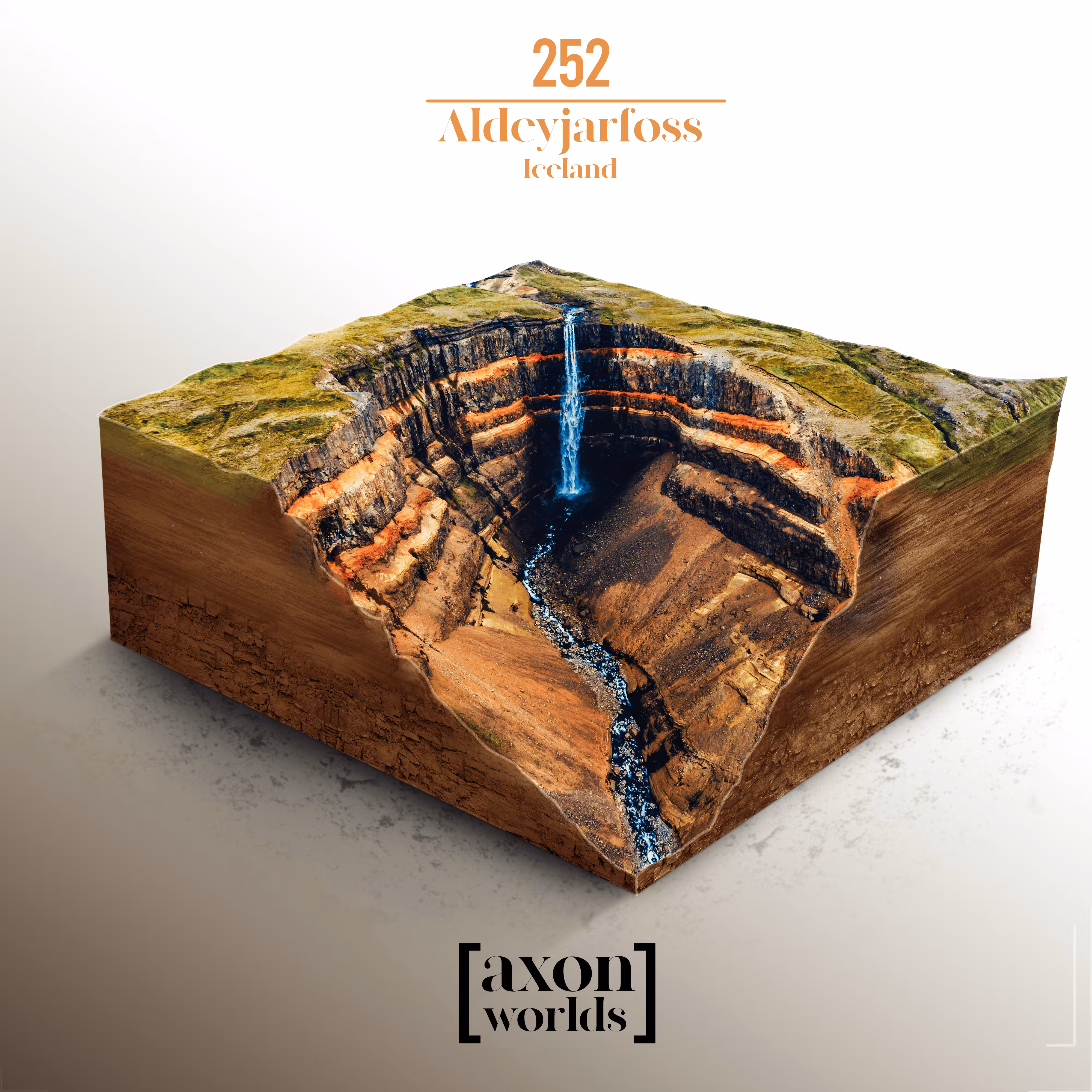 AXON WORLD | 252/1423 | ALDEYJARFOSS | ICELAND | MICRO WORLD