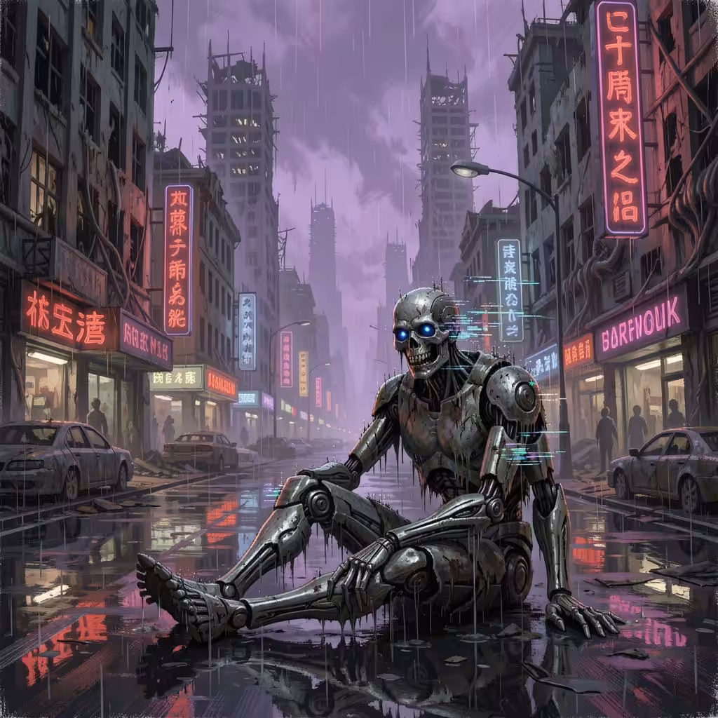 NightCafe Creations: Automaton City Night 3
