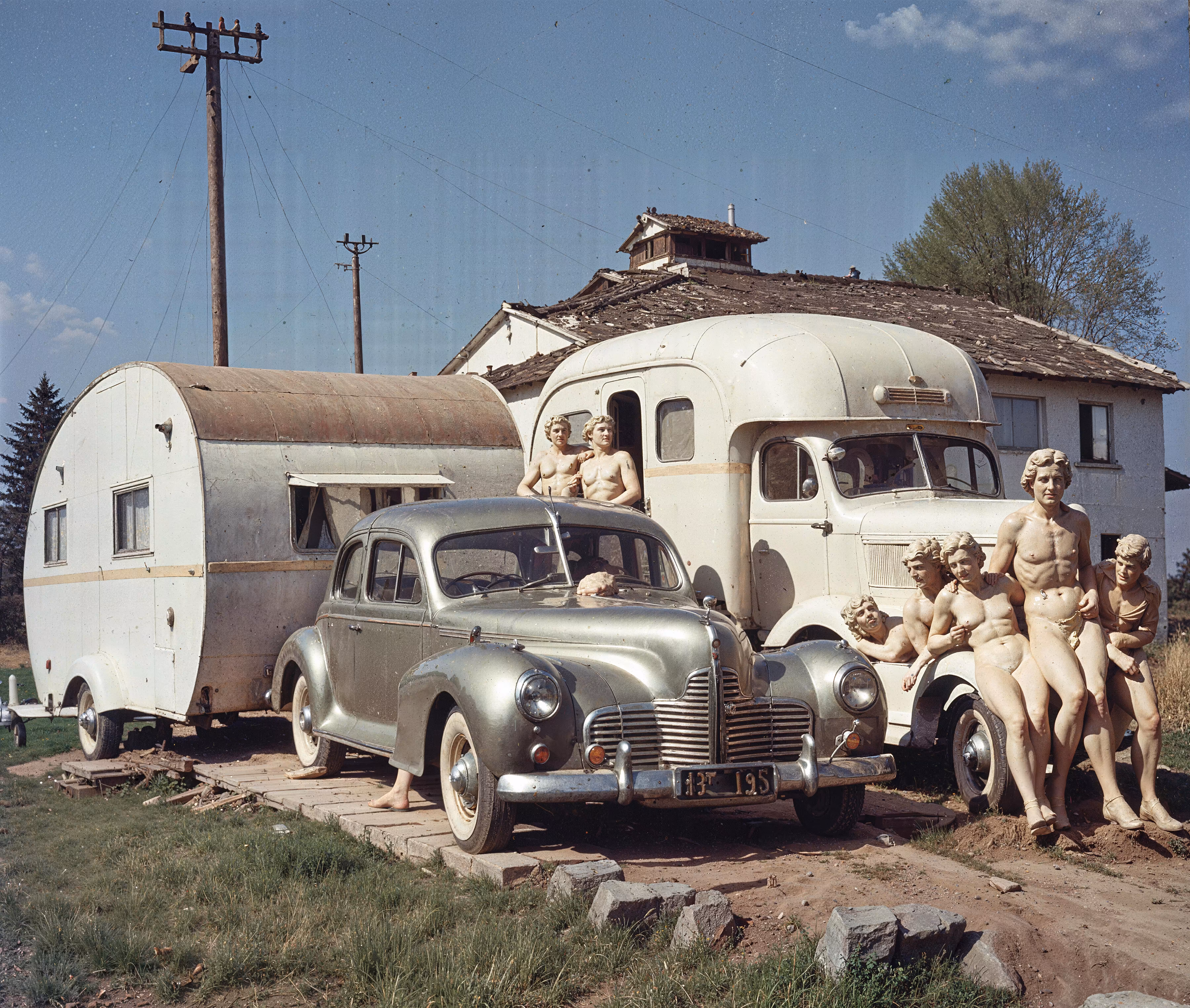 Trailer Park Statues