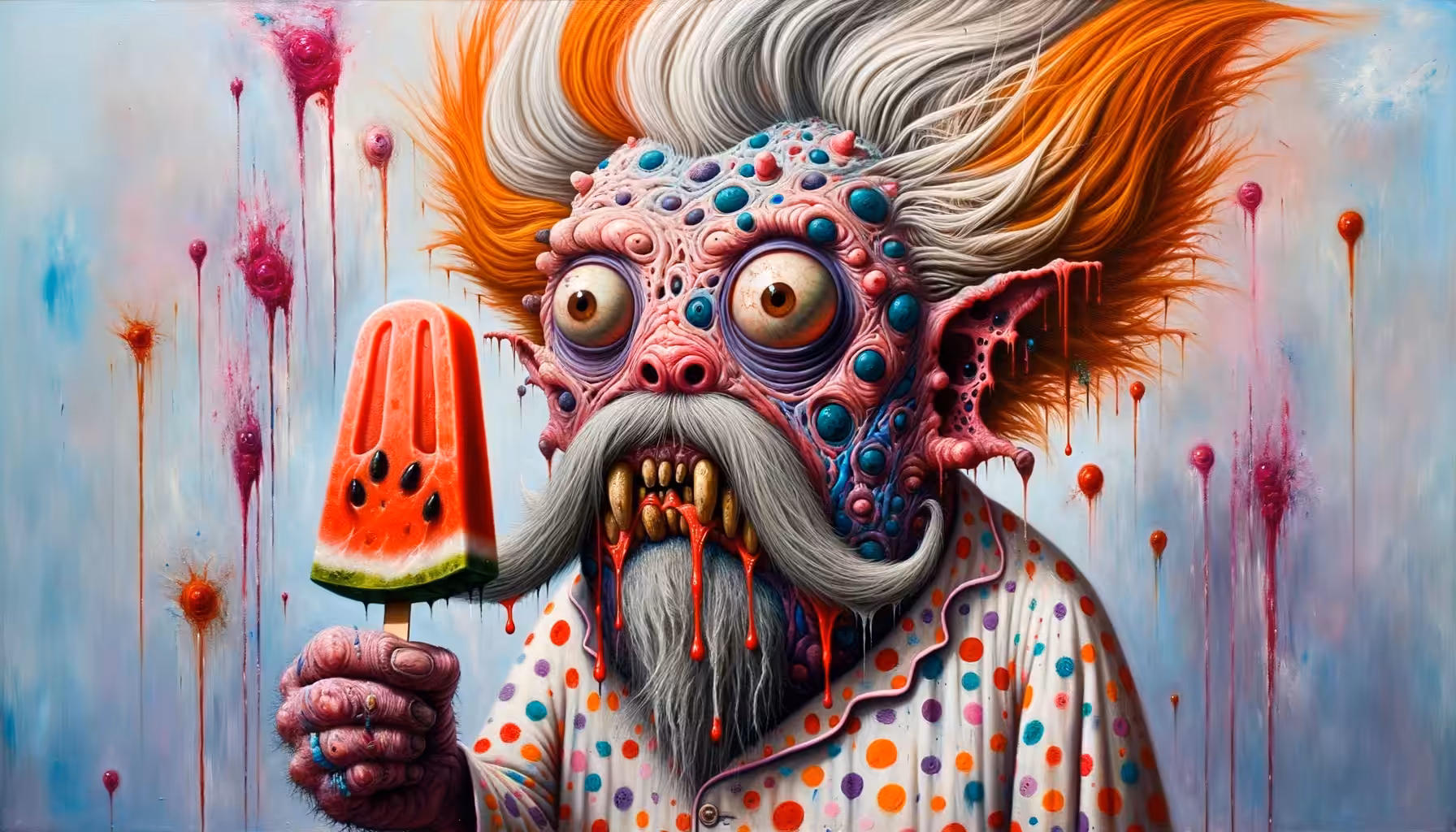 Watermelon Popsicle Monster