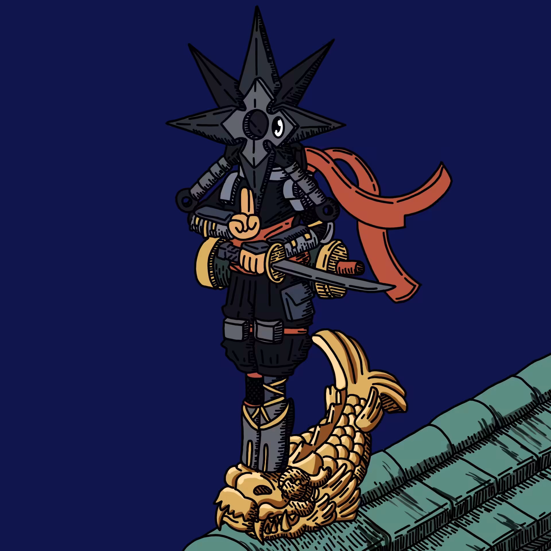 Ninja one eyed guy #00050