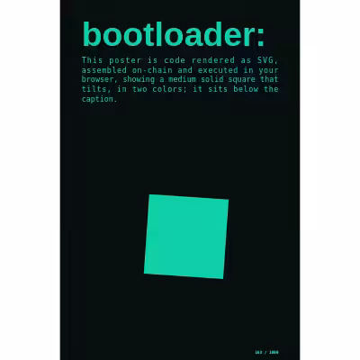 bootloader: selfie #163