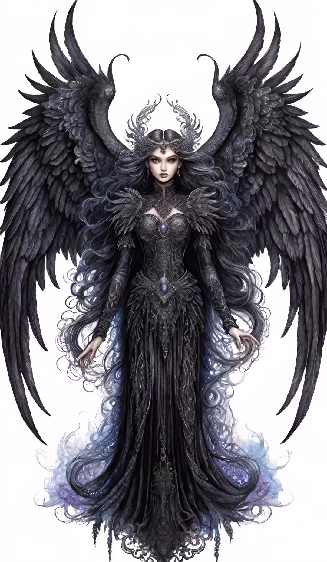 ✨️Digital art✨️: ✨️bird of darkness✨️