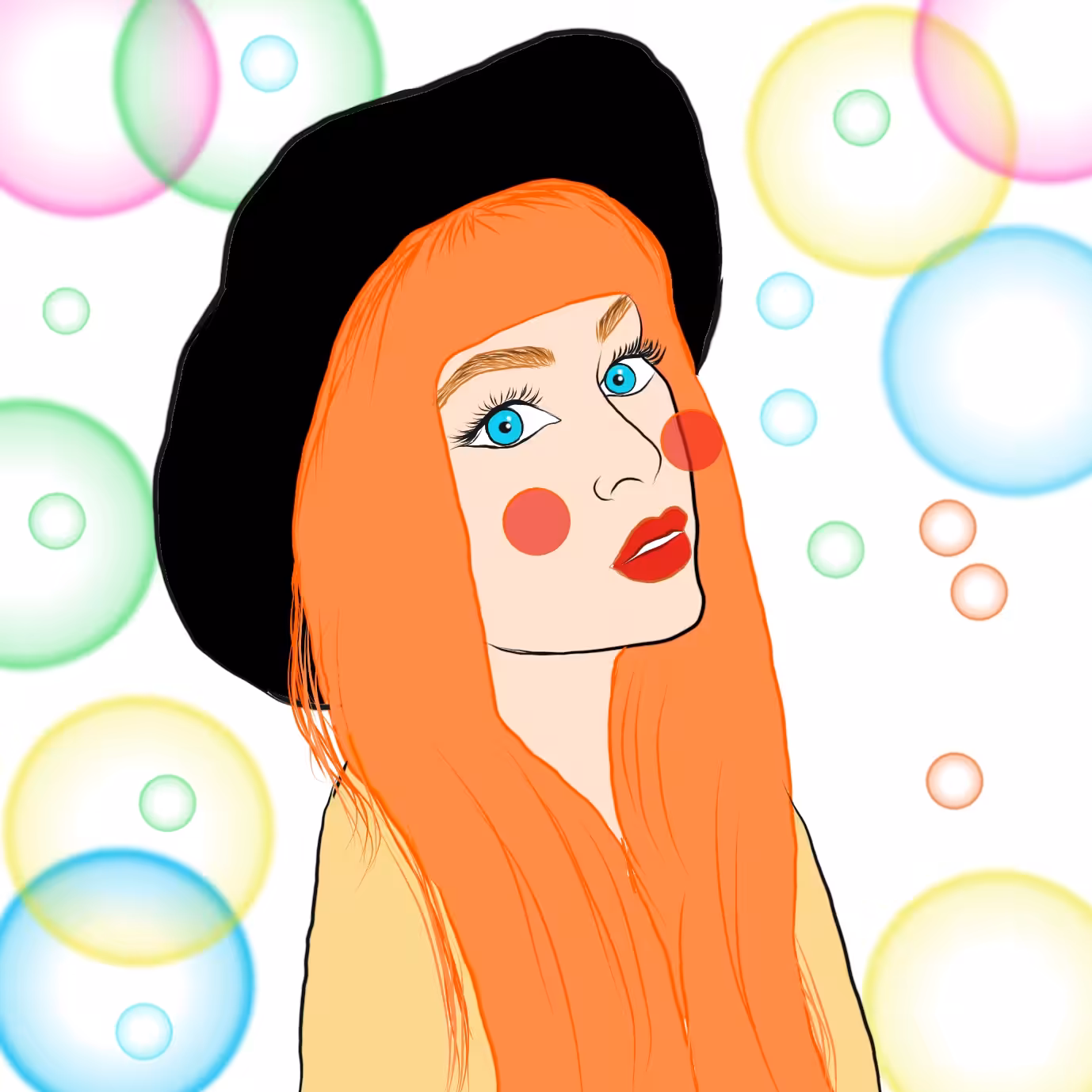 painting: girl #10