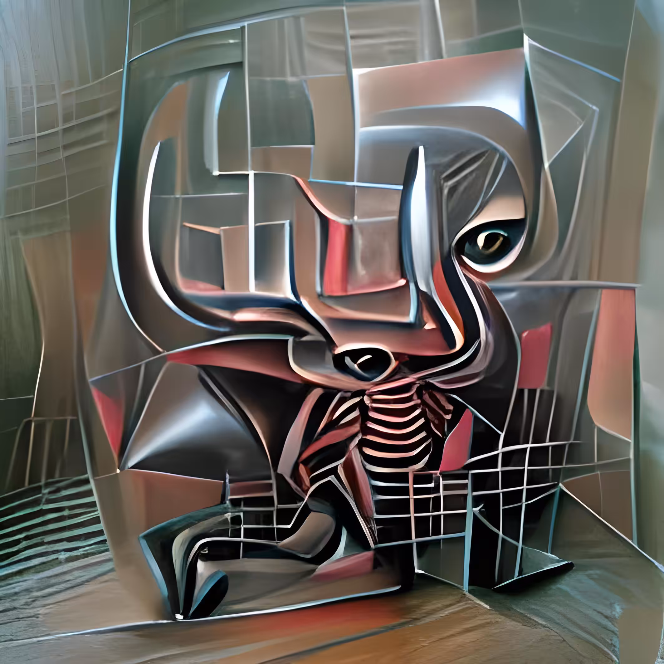 Cubist imps #22