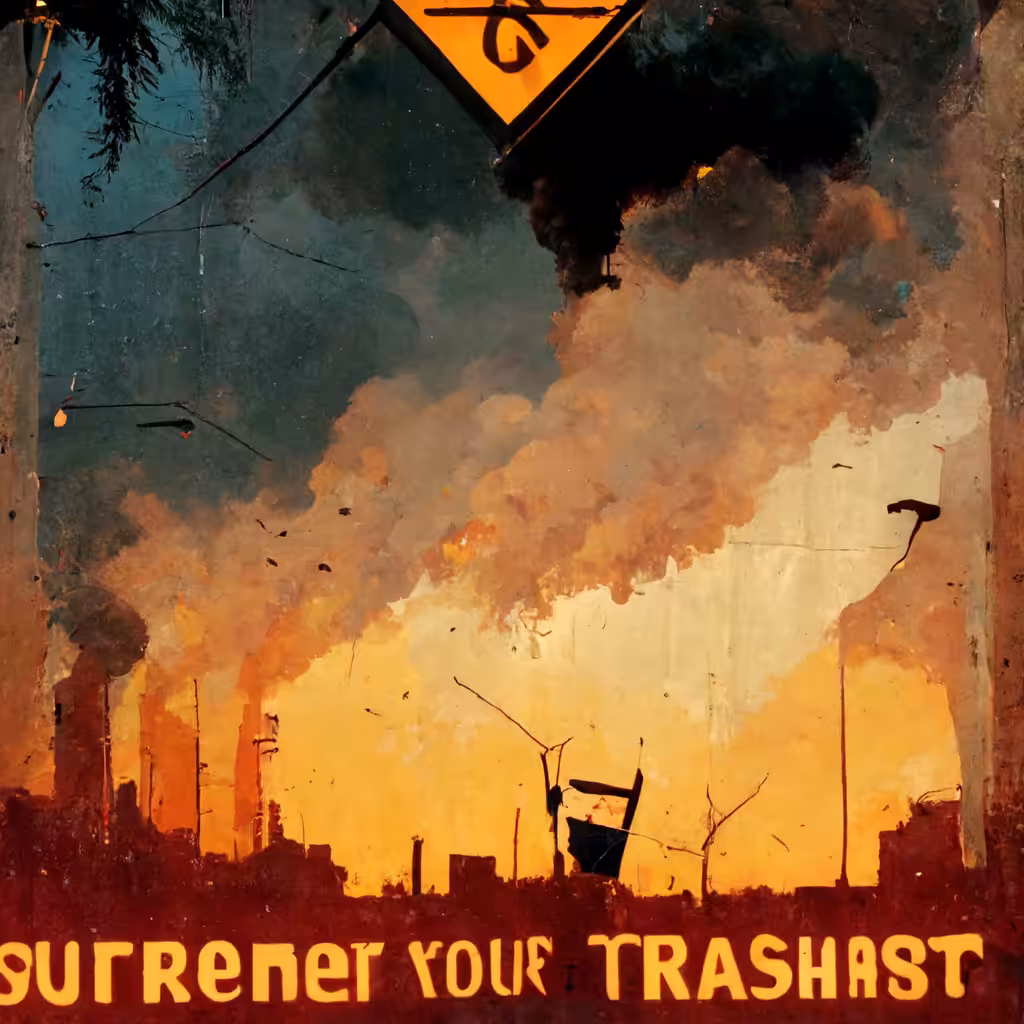 SURRENDER YOUR TRASHART 
