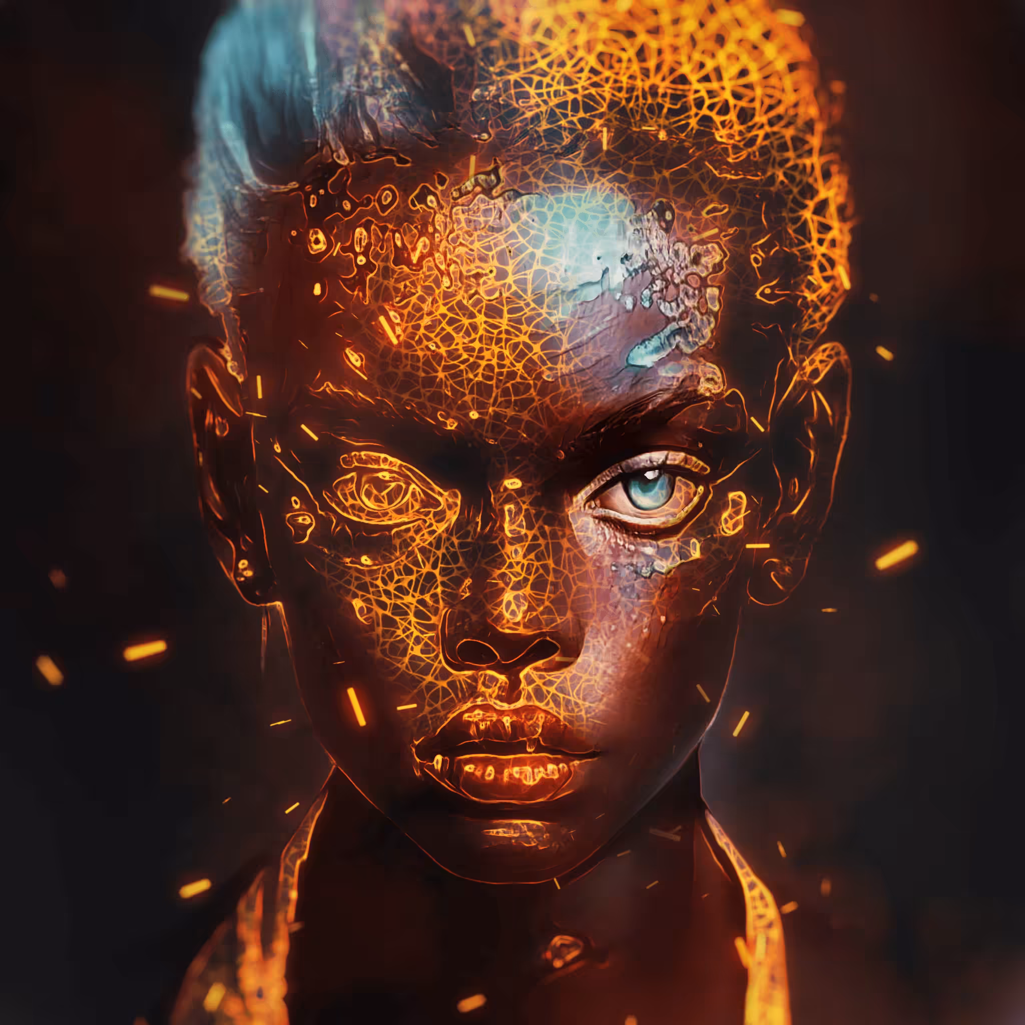 #321 Fires - 1000Days1000Faces Collection