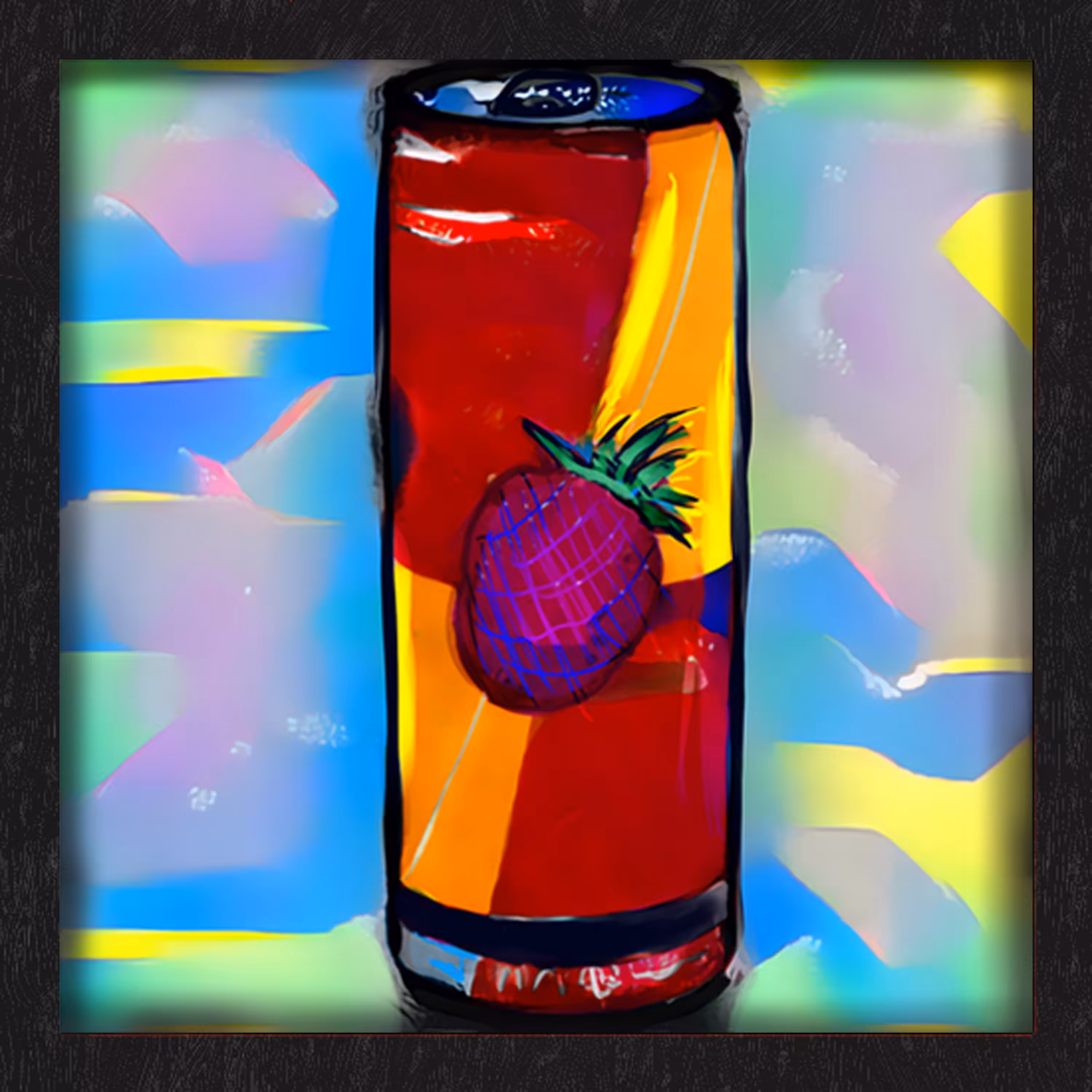 Super Drink Black Frame