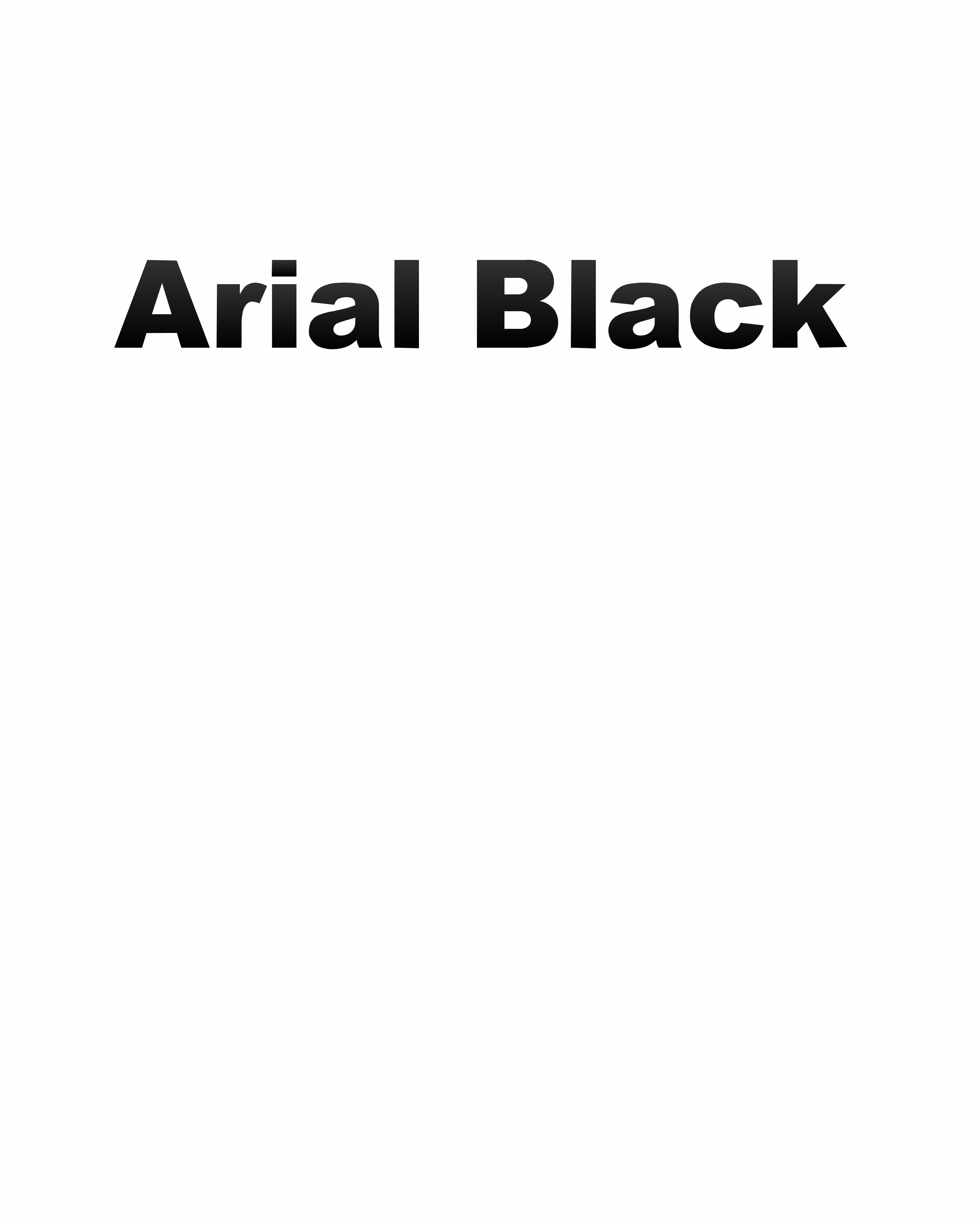 Arial Black