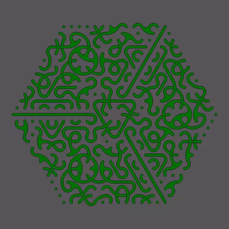 Threefold Symmetry - Dark Variations #376