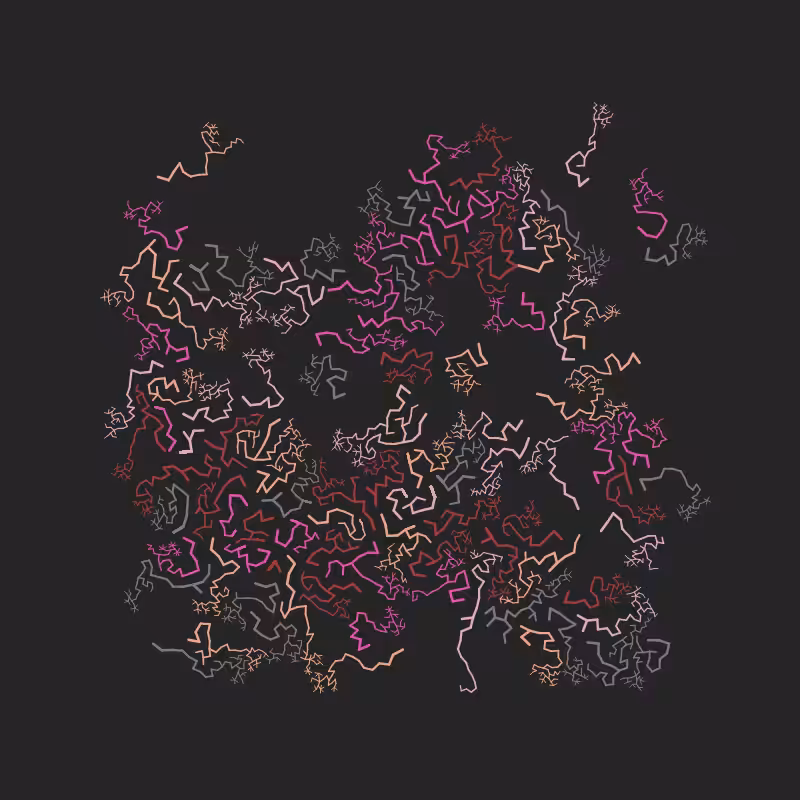 Random circle of Fractals #2