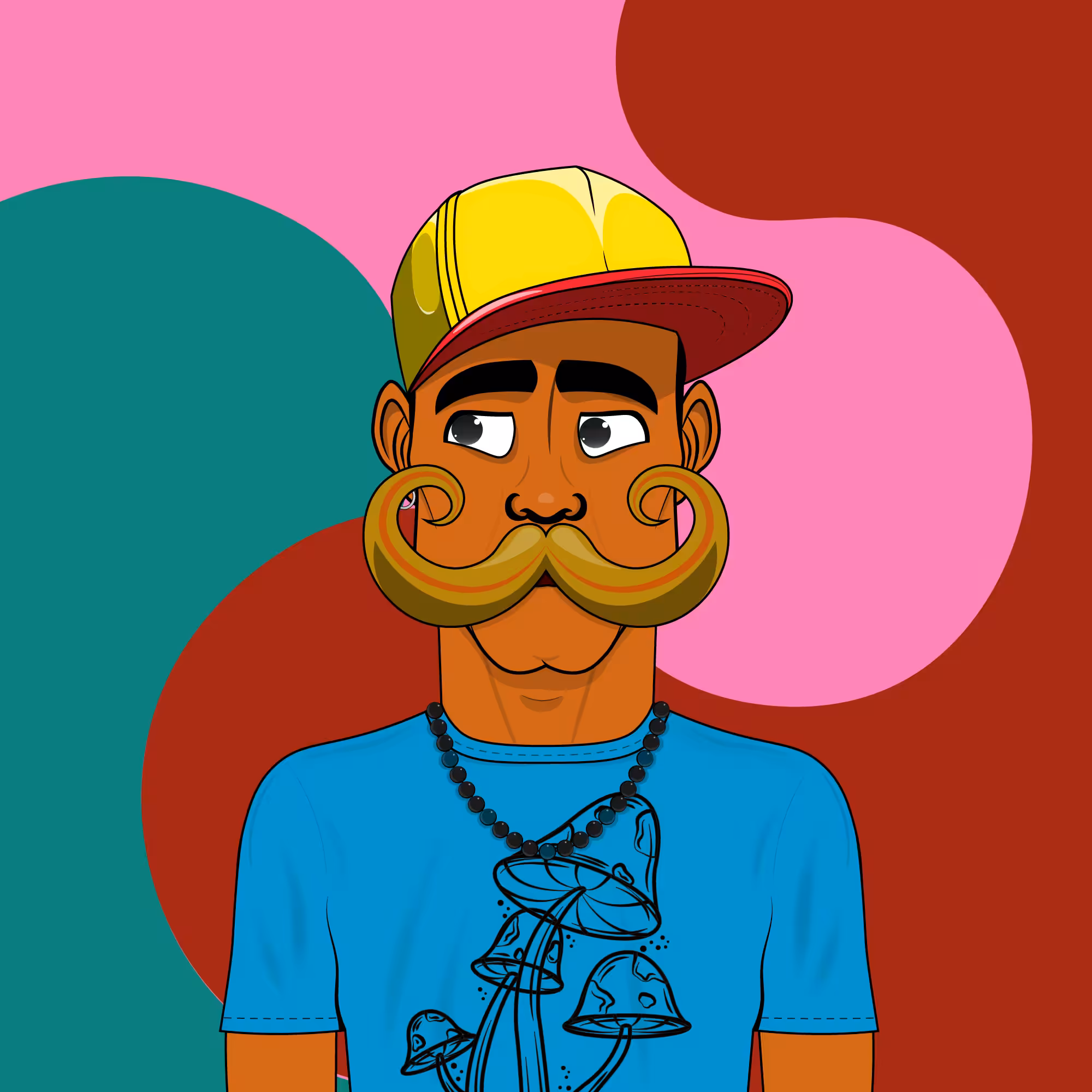 Mustachioed #61