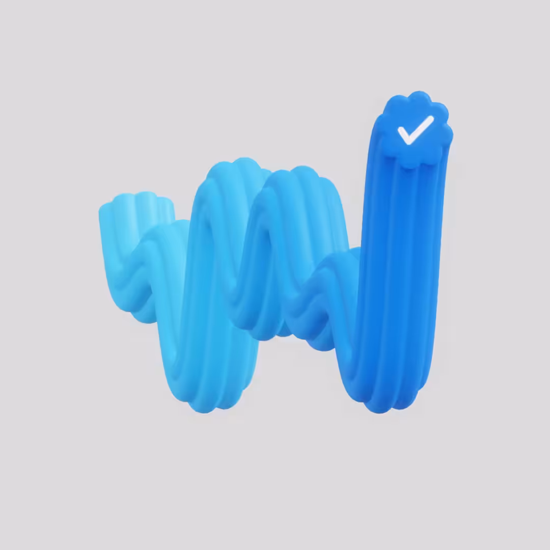 Blue Chequiggle