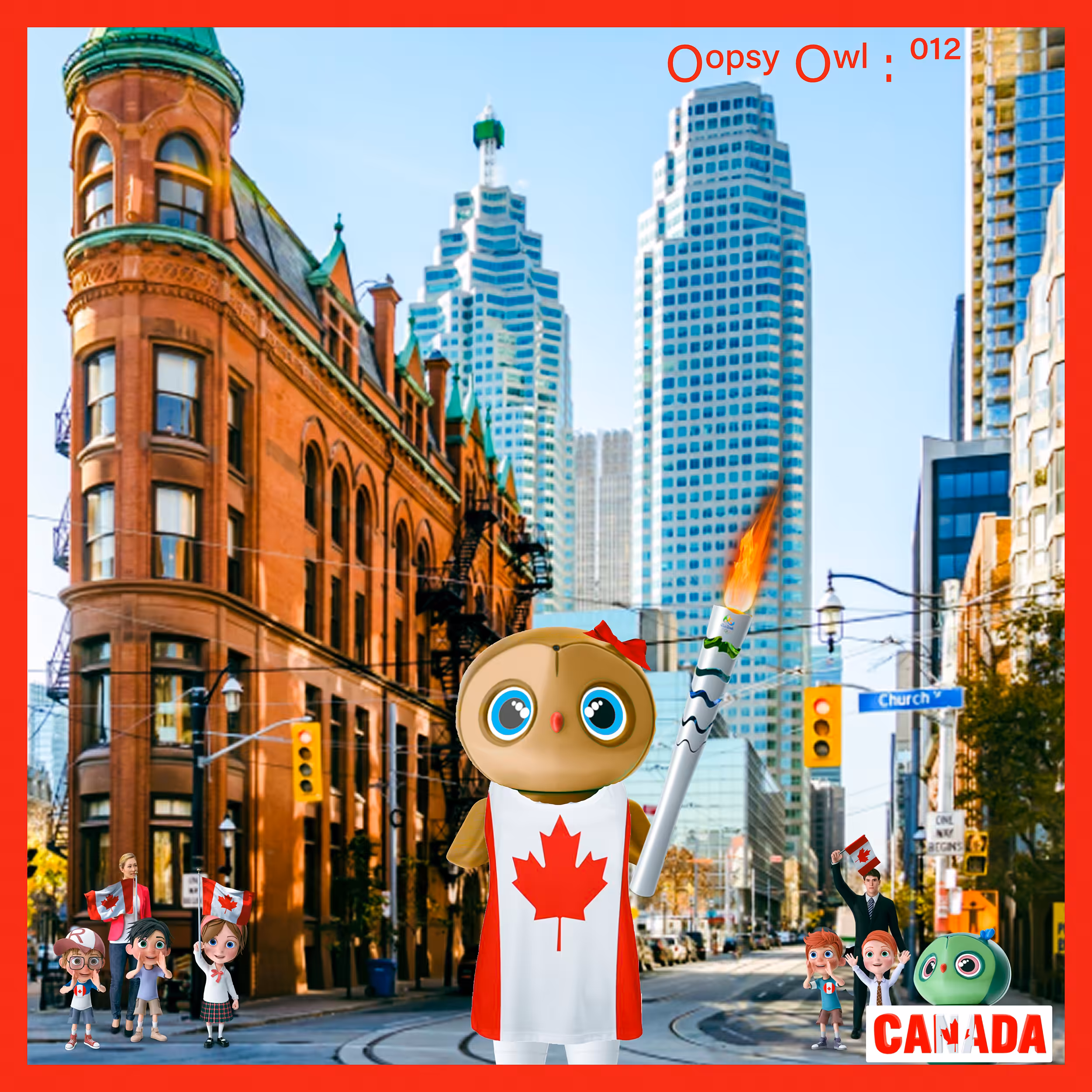 Oopsy Owl : 012 : Olympic Torch Relay