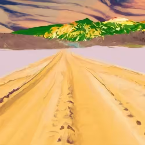 Generated Glitch Landscape #183