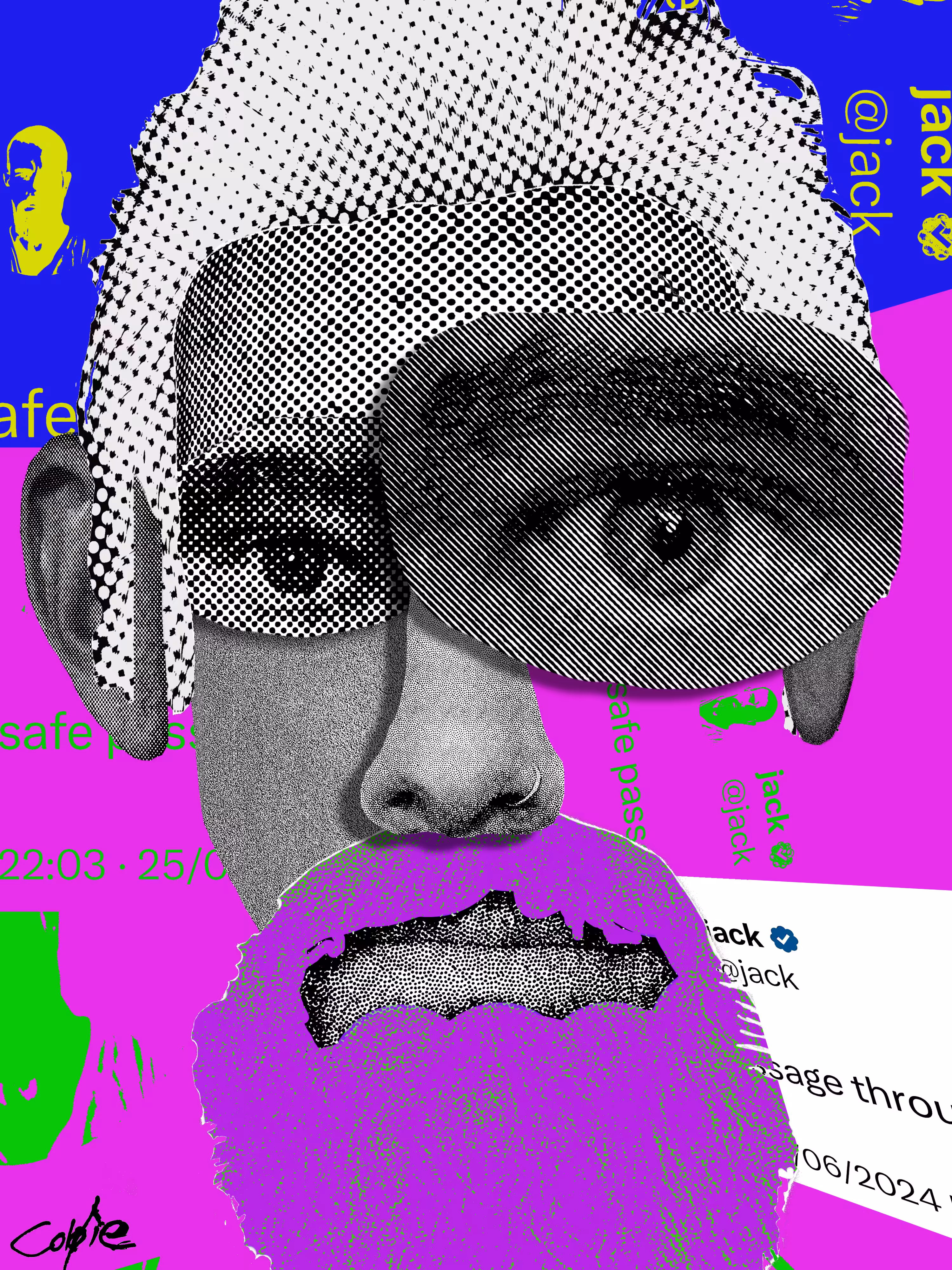 Jack Dorsey - Decentral Eyes - Safe Passage Variant - 7/240