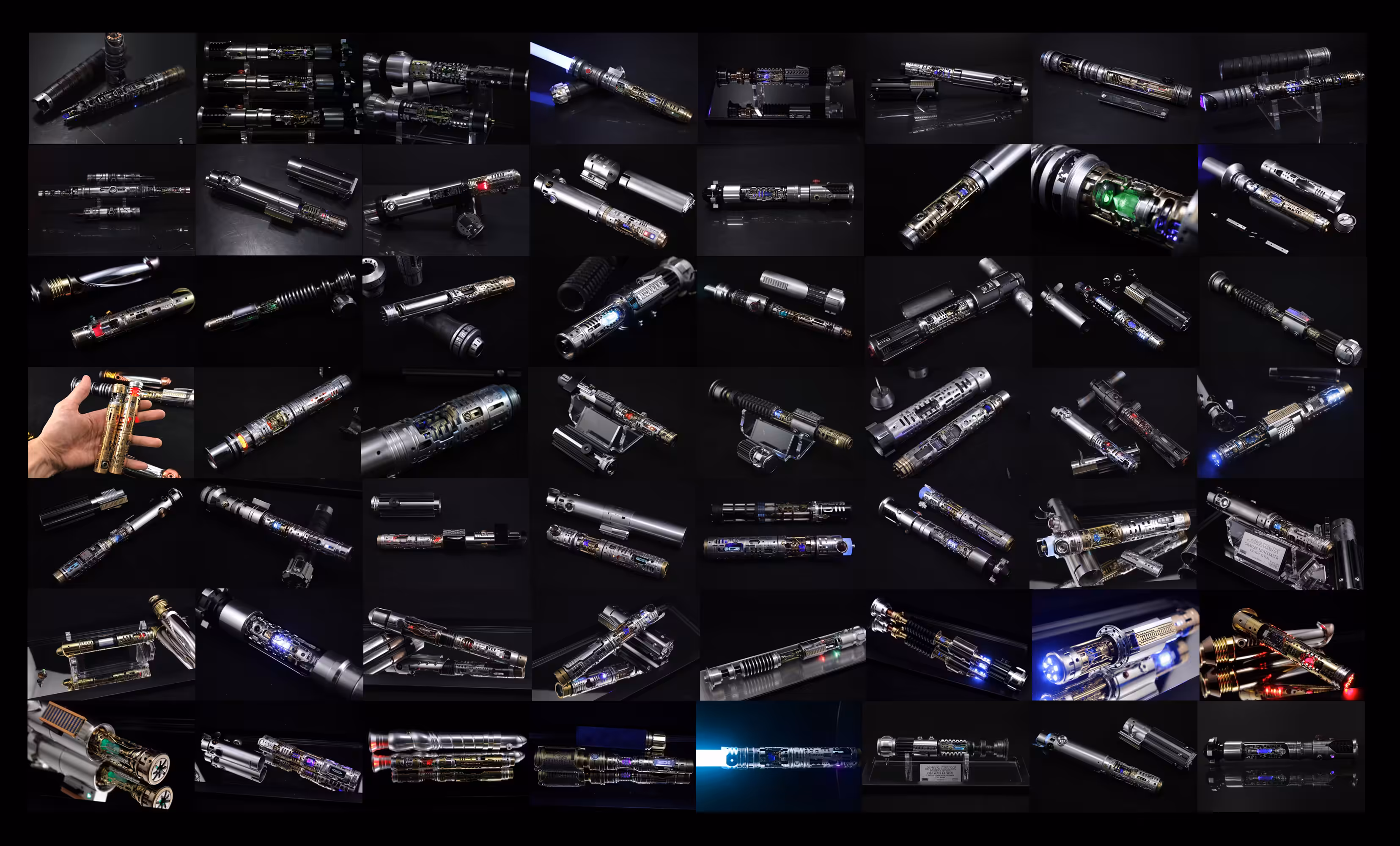 Custom Chassis Crystal Lightsaber