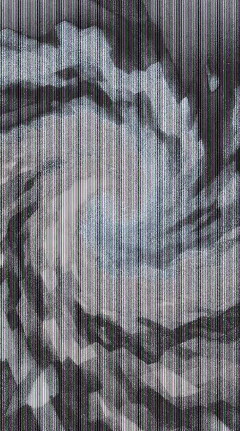 Swirling Glitch Cloud Anomaly