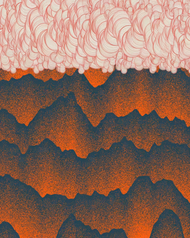 Clouds over the Mountains #33