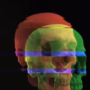 Glitched Skull #006